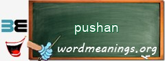 WordMeaning blackboard for pushan